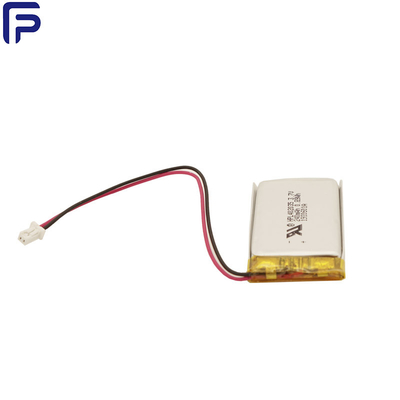 Bluetooth 3.7 V Rechargeable Lithium Polymer Battery 260mAh For Medical Device ODM