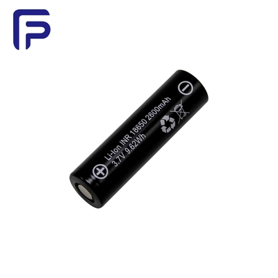 2600mAh Lithium Ion Battery Cells Rechargeable 3.7 Volt PVC Material