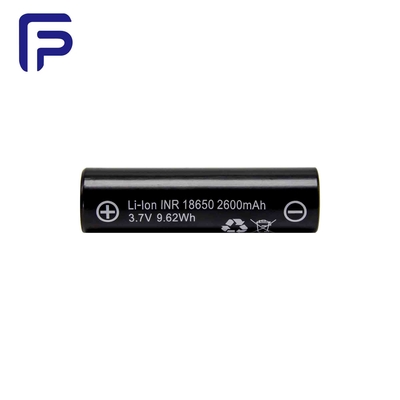 2600mAh Lithium Ion Battery Cells Rechargeable 3.7 Volt PVC Material